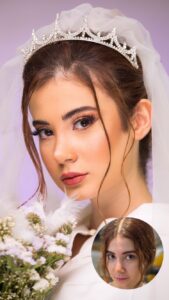 بهترین سالن زیبایی تهران برای آرایش عروس لوکس با تناژهای گرم و ملایم